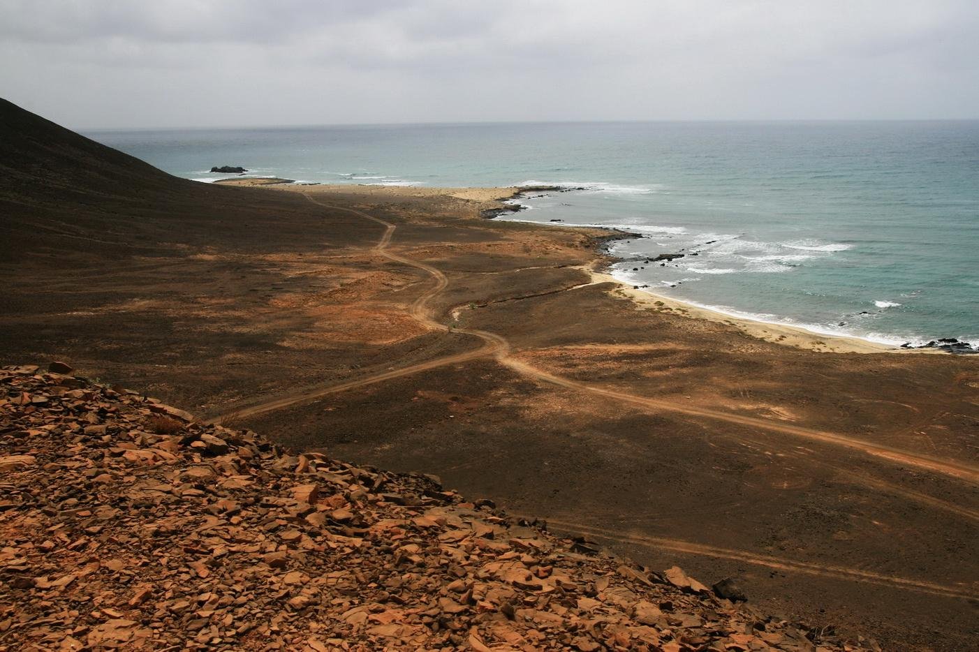 Costa naturale dell'isola di Sal, Capo Verde